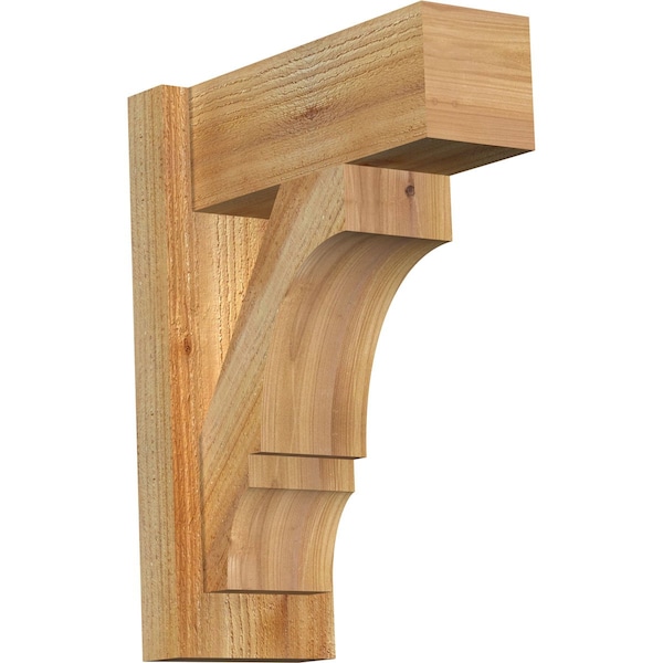 Ekena Millwork Balboa Block Rough Sawn Outlooker, Western Red Cedar, 6"W x 14"D x 18"H OUT06X14X18BOA05RWR - main